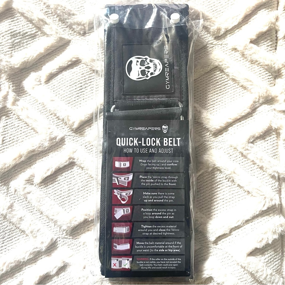 Gym Reapers Quick Lock Weightlifting Belt.